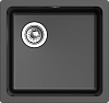 RIVELATO Мойка BERKANA 45 подст.монтаж 1-чаш 485*455 nero арт. 100_100_2890661